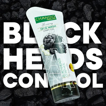 CHANDO Naturals Foaming Face Wash Charcoal – Deep Cleansing & Blackhead Control