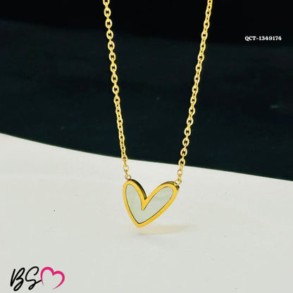 Mini Heart Stainless Steel Necklace – Elegant Jewellery