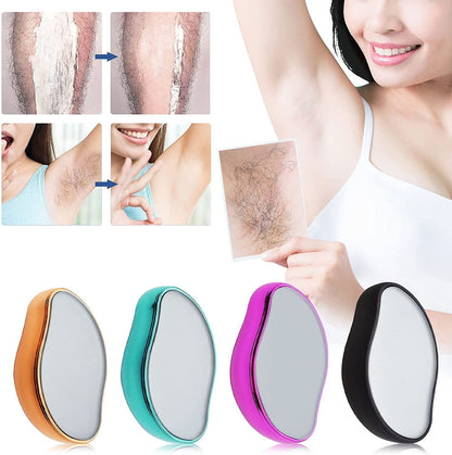 Crystal Hair Eraser - Magic Crystal Hair Remover, Painless Hair Removal With Epilator Mini Hair Remover For Men And Women Leg