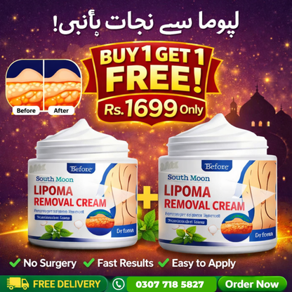 South Moon Lipoma Removal Cream – Herbal Extract Essence Skin Care Treatment (50g)