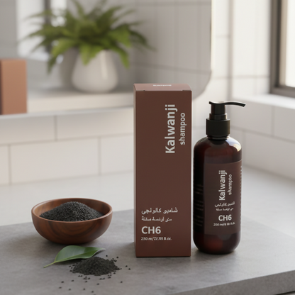 Organic Kalwanji Shampoo (CH6) | Herbal Black Seed Hair Cleanser - 250ML