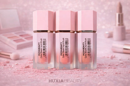 HUXIA Beauty Liquid Blush Set – Available in 3 in 1 & 6 in 1 | Long Lasting Natural Glow