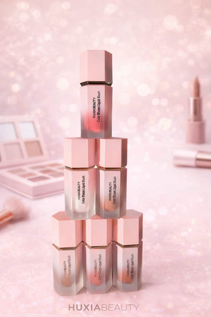 HUXIA Beauty Liquid Blush Set – Available in 3 in 1 & 6 in 1 | Long Lasting Natural Glow